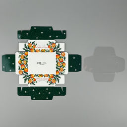 Цена за 5 шт. Коробка складная с пластиковой крышкой «Счастливого Нового года», 11.5×9×4 см