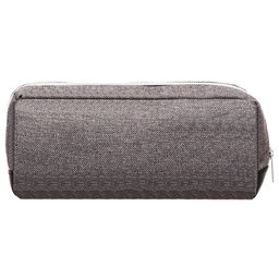 Пенал школьный Calligrata, мягкий, 2 отделения, 100×210×65 мм, объёмный, серый