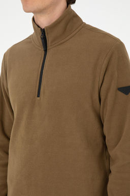 Мужской базовый свитшот цвета хаки Неожиданная скидка в корзине - U.s. polo assn фото 7