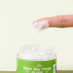 Jigott Крем для лица восстанавливающий с экстрактом алоэ вера / Water Blue Cream Aloe, 70 мл