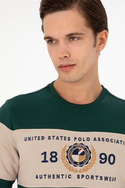 Мужской темно-зеленый свитшот Неожиданная скидка в корзине - U.s. polo assn фото 2