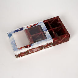 Коробка под 6 конфет «С Новым годом!», 13.5×9.5×3.5 см