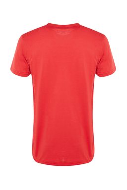 Футболка Trendyolmilla Basic красная обычного кроя