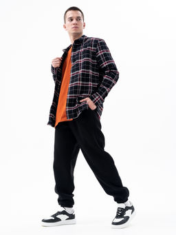 с начесом  Брюки джоггеры ,черные - Binita фото 3