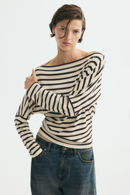 Top con escote barco - H&m фото 4