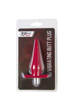 Анальная втулка Black&Red by TOYFA, TPE, красная, 12,7 см, 3 см
