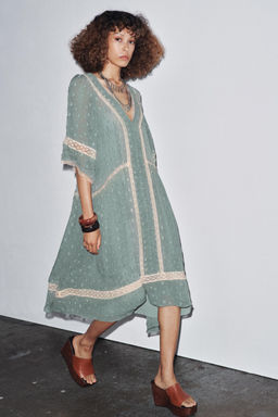 ZW COLLECTION ROMANTIC MIDI DRESS - Zara фото 2