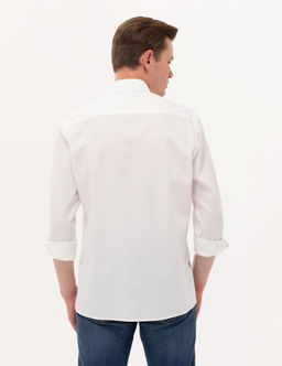 Haki Regular Fit Uzun Kollu G_mlek - Pierre cardin фото 5