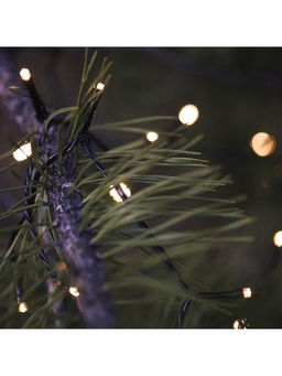 Гирлянда Нить 10 м, IP44, УМС, тёмная нить, 100 LED, свечение тёплое белое, 220 В - Luazon lighting фото 2