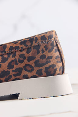 Лоферы туфли 172.1841be.Коричневый леопард