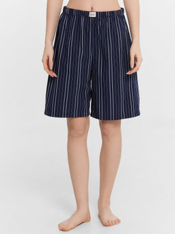 ШОРТЫ ЖЕНСКИЕ белая полоска на море 132296