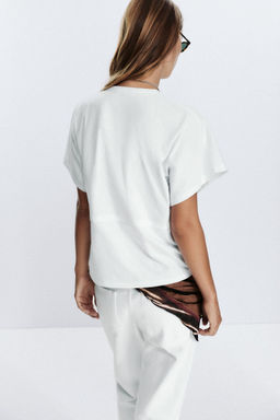 HEAVY COTTON T-SHIRT - Zara фото 5