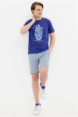 U. S. Polo Assn Мужская синяя футболка с круглым вырезом - U.s. polo assn фото 10