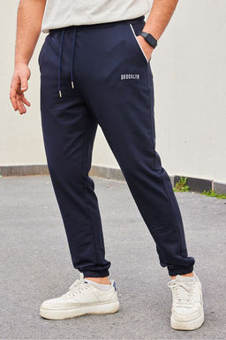 TRENDYOL MAN Lacivert Regular Fit Bask?l? Biyeli Lastik Paca Esofman Alt? TMNSS22EA0121 - Trendyolmilla фото 15