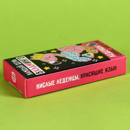 Леденцы красящие язык Вхламинго с жвачкой, 25 г. (18+) - Simaland фото 3