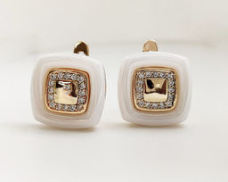 Серьги с керамикой