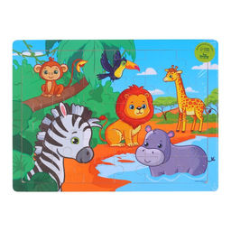 Пазл большой Африка, 30 элементов - Лесная мастерская фото 4