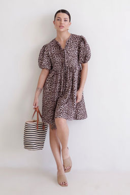 Martichelli Платье с анималистичным принтом  фото 11