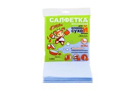 ЗОЛУШКА салфетка-вискоза Эконом 30*30см (5шт)