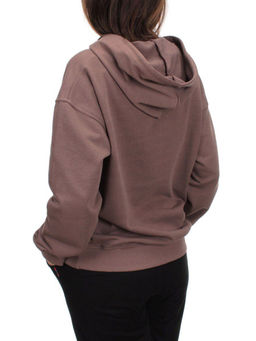 A-09 BROWN Худи женское (85% хлопок, 15% полиэстер) - Фабричный китай фото 4