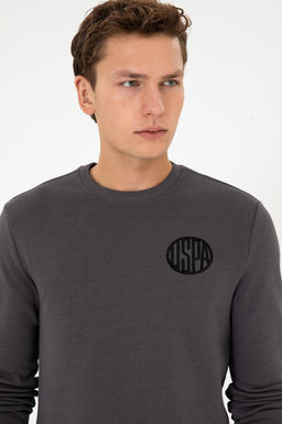 Erkek Gri Sweatshirt
