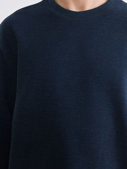 Bisiklet Yaka Erkek Sweatshirt