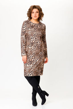 Платье Swallow 786.2 принт леопард