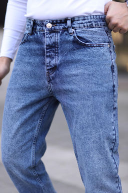 TRENDYOL MAN Ac?k Mavi Boyfriend Kot Pantolon Jeans TMNAW25JE00020 - Trendyolmilla фото 5