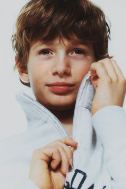 SUDADERA JOGGING TEXTO / Gris vigor?