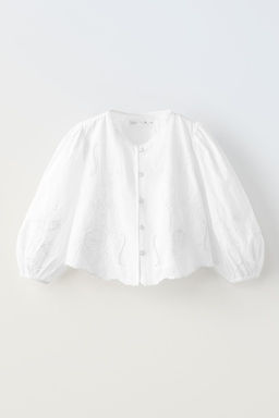 EMBROIDERED ROMANTIC SHIRT - Zara фото 2