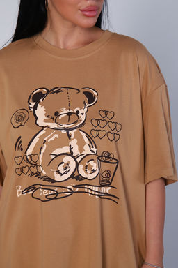 Футболка Натали 80017 оверсайз из хлопка  фото 13