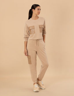 Bej Sweatshirt