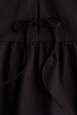 Vestido de popelina con triple lazada - H&m фото 3