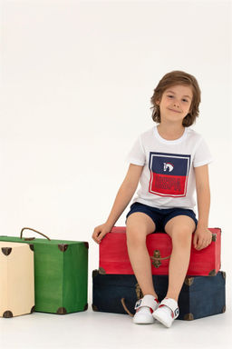 U. S. Polo Assn Детская белая футболка с круглым вырезом - U.s. polo assn фото 9