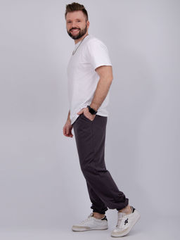 Джоггеры "Джереми 4" антрацит, футер с лайкрой