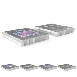 Цена за 5 шт. Тетрадь общая ученическая ErichKrause Detection, 48 листов, клетка, металлизированный голографический картон_MIX-PACK  фото 9