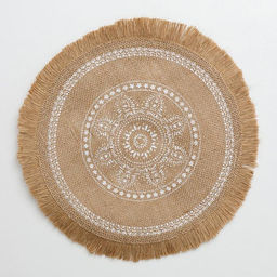 Цена за 12 шт. Салфетка сервировочная Африка, d=30 см, цвет белый - Simaland фото 4