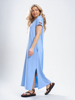 970 Платье-мантия из турецкого хлопка с лайкрой пенье - Svetekst фото 3