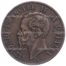 Монета 1 чентезимо 1867 года M Италия