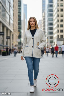 Кардиган плотный с рисунком - Bruno фото 2