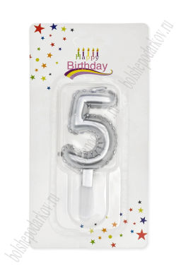 Свечи праздничные "5" (SF-7831) №62