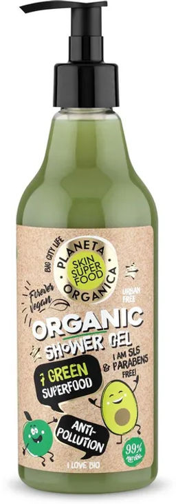 Гель для душа Anti-pollution, 500 мл Planeta Organica / Skin Super Food /
