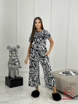 Пижама женская с принтом