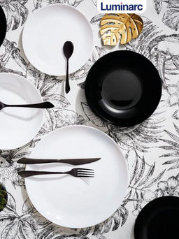 Тарелка десертная ДИВАЛИ НУАР 19см арт.P0789 /Люминарк/ - Luminarc фото 5