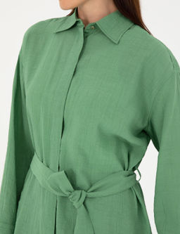 Ye_il Oversize Uzun Kollu G_mlek - Pierre cardin фото 7