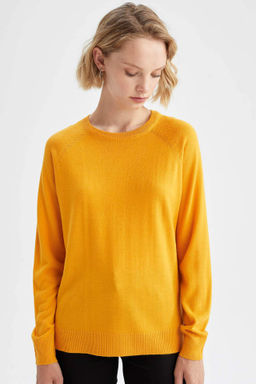 Relax Fit Bisiklet Yaka Triko Kazak - Defacto фото 15