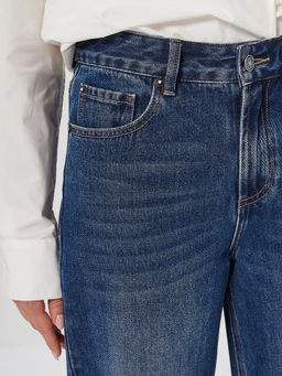 Джинсы женские 12511-66045 navy blue - Eleganzza фото 4