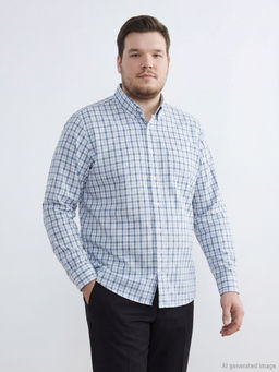 Regular Fit Ekose Gabardin Erkek G?mlek