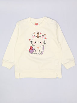 CRB wear / CSBG 90291-21-434 Комплект для девочки (толстовка, брюки),экрю/Ex.Cherubino  фото 2