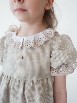 Платье для девочки Л19-3 Летти клетка